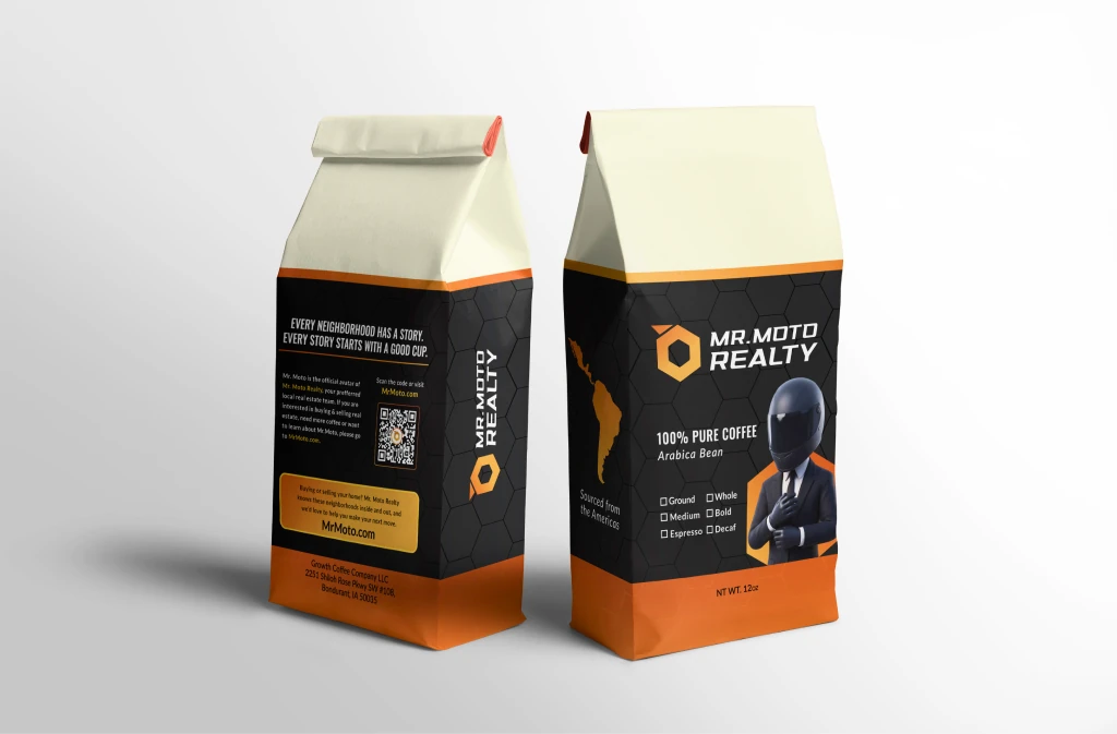 Mr. Moto coffee packages